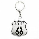 Брелок для ключей "Route 66" двухсторонний