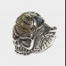 Перстень с черепом и пистолетами "Harley Davidson"