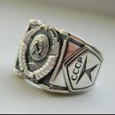 Перстень "СССР" из серебра 925 пробы