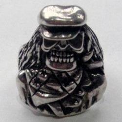 Массивный серебряный байкерский перстень