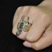 Позолоченный перстень "Скорпион"