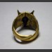 Массивный бронзовый перстень "Волк"