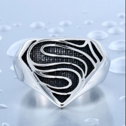 Стальной перстень "Superman"