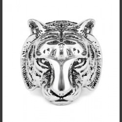 Стальной перстень "Тигр"